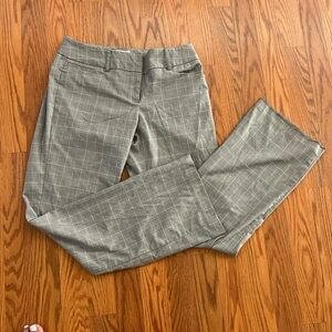 New York & Company Gray Plaid Pants